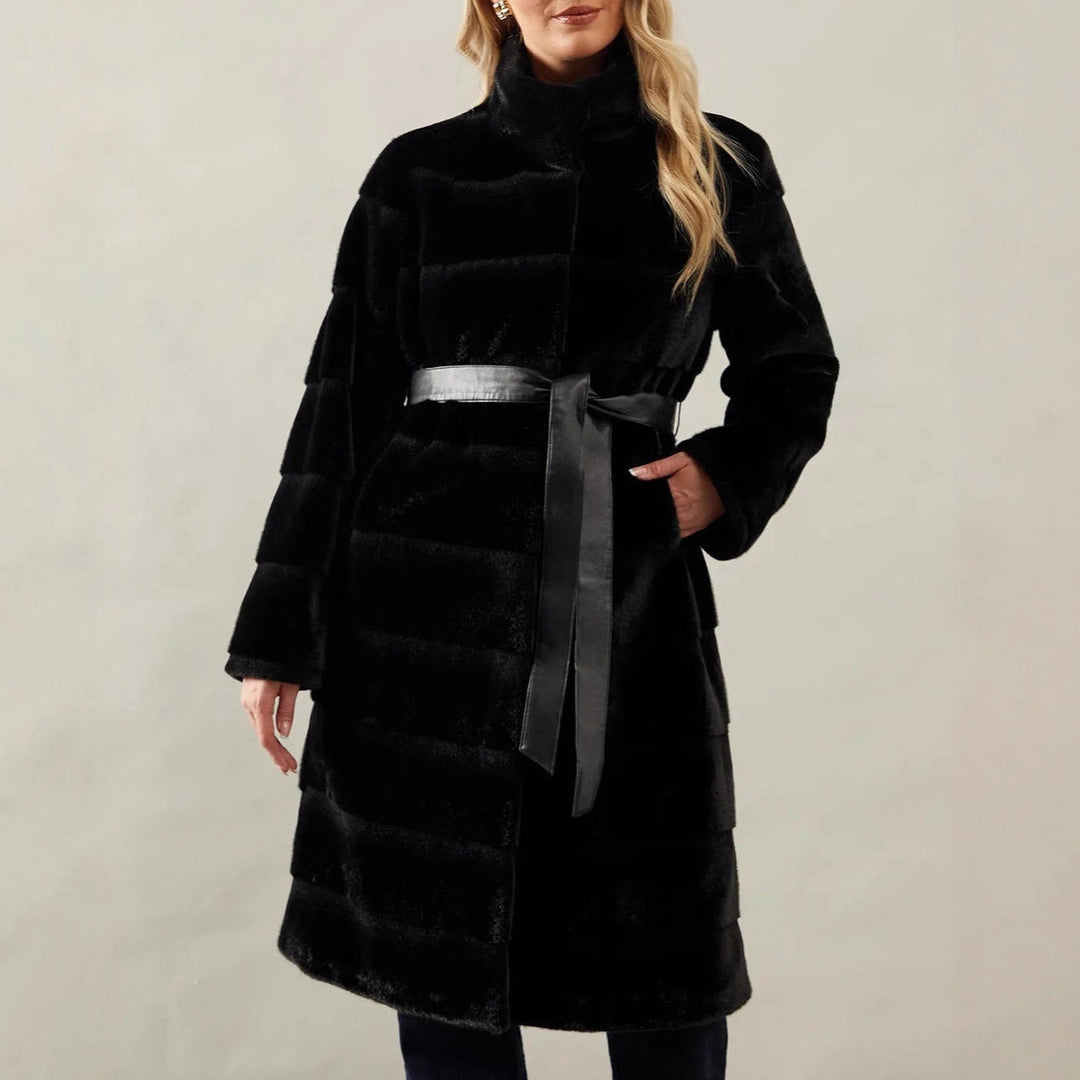 Drune | Damen Cosy Jacket mit Gefügtem Gürtel