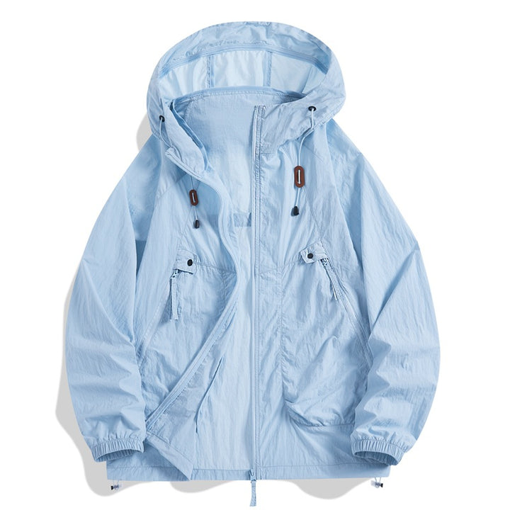 Damen Leichte Funktionsjacke mit Kapuze