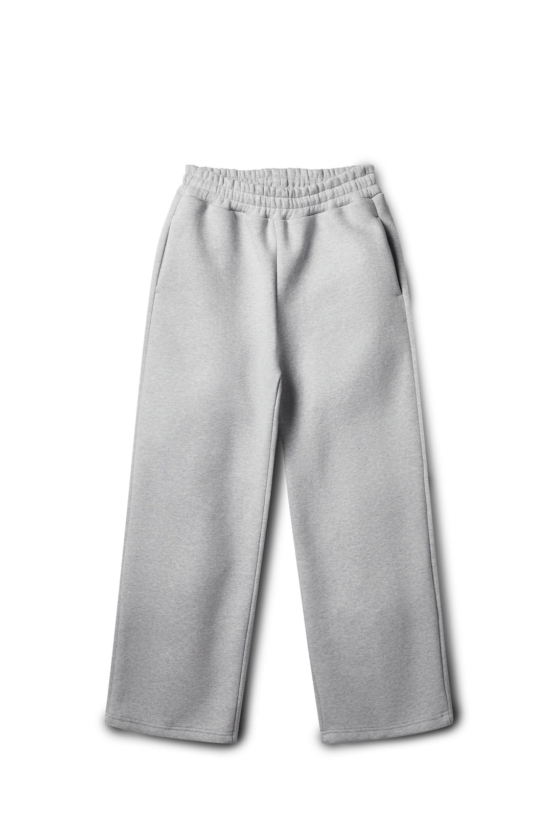 Unisex nan gerade geschnittene Jogginghose mit hohem Elastikbund und seitlichen Eingrifftaschen Drune