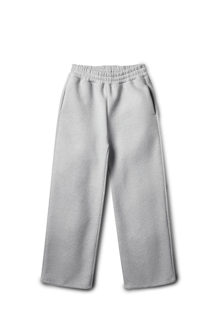 Unisex nan gerade geschnittene Jogginghose mit hohem Elastikbund und seitlichen Eingrifftaschen Drune