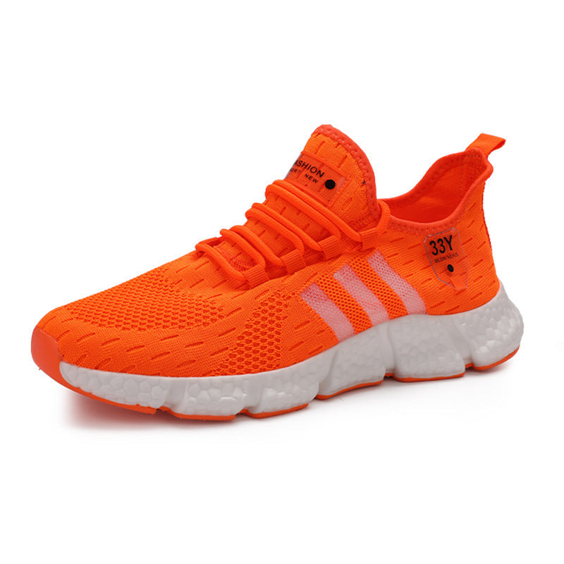 Herren Atmungsaktive Strick-Sneaker mit dämpfender Schaumsohle und Stretch-Fersenlasche Drune