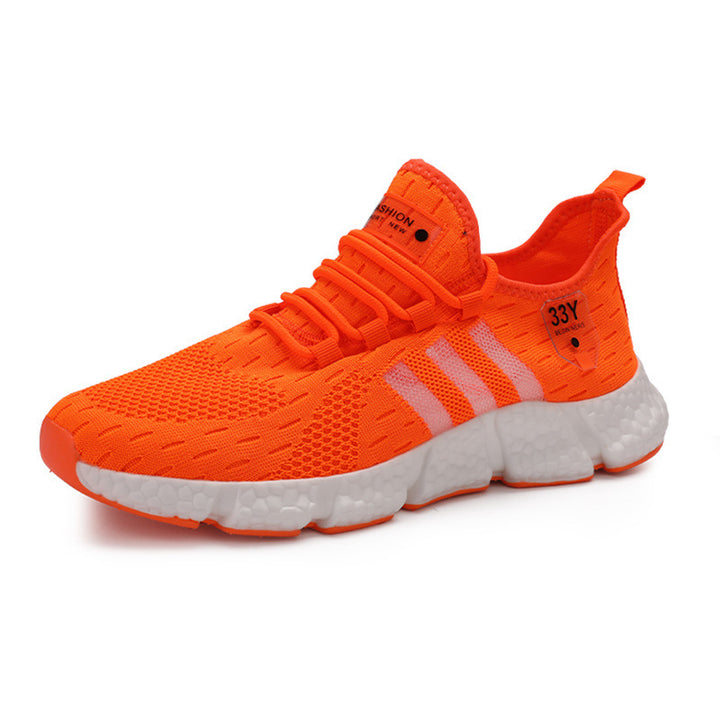 Herren Atmungsaktive Strick-Sneaker mit dämpfender Schaumsohle und Stretch-Fersenlasche Drune