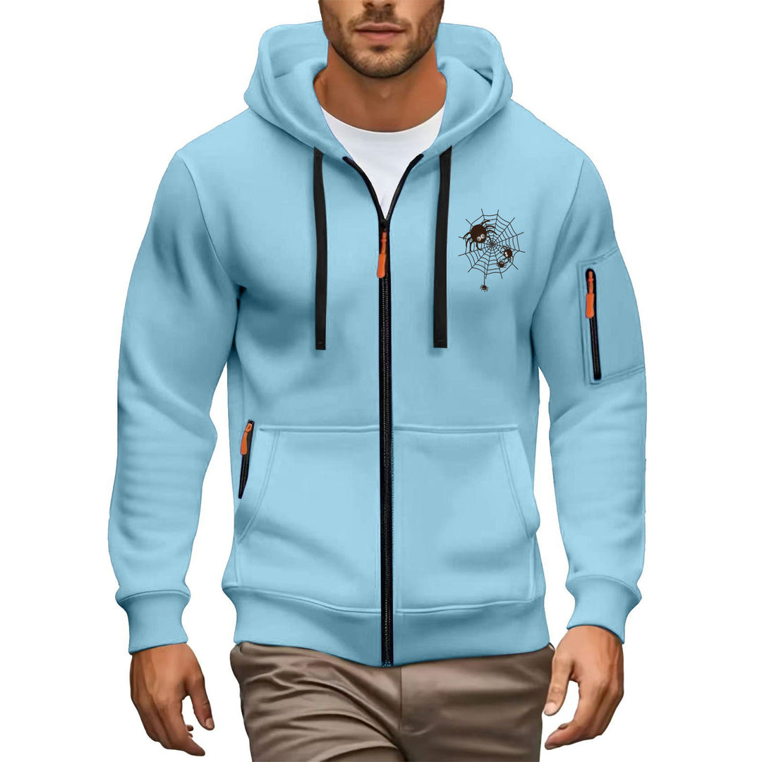 Herren Hochwertiger Zip-Hoodie Drune