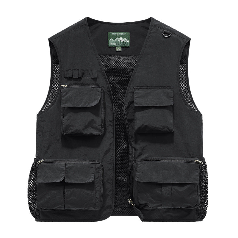 Herren Multifunktionale und atmungsaktive Outdoor-Weste Drune