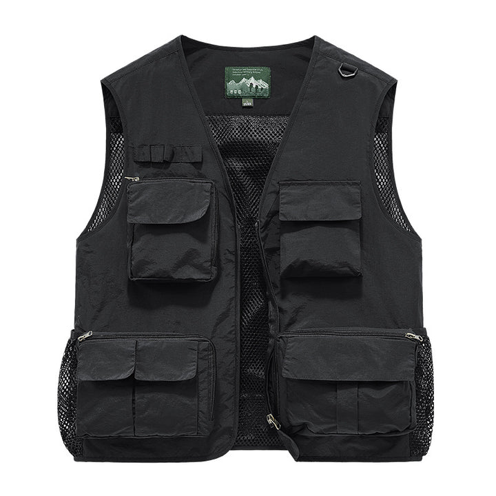 Herren Multifunktionale und atmungsaktive Outdoor-Weste Drune