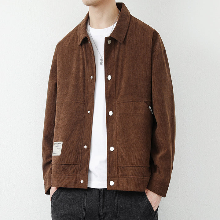Herren Modische Cordjacke Drune