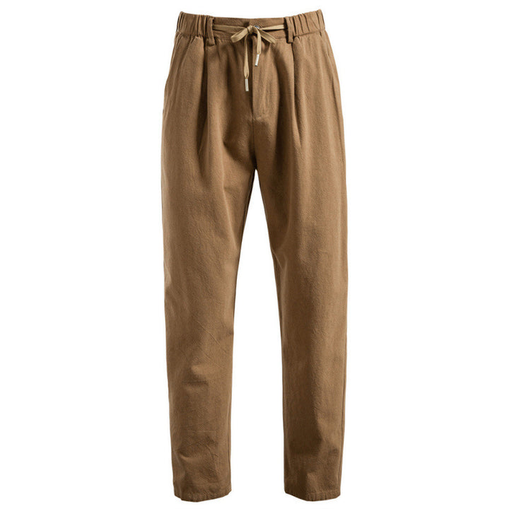 Damen lässige Chino-Hose mit elastischem Bund und komfortablem Schnitt Drune