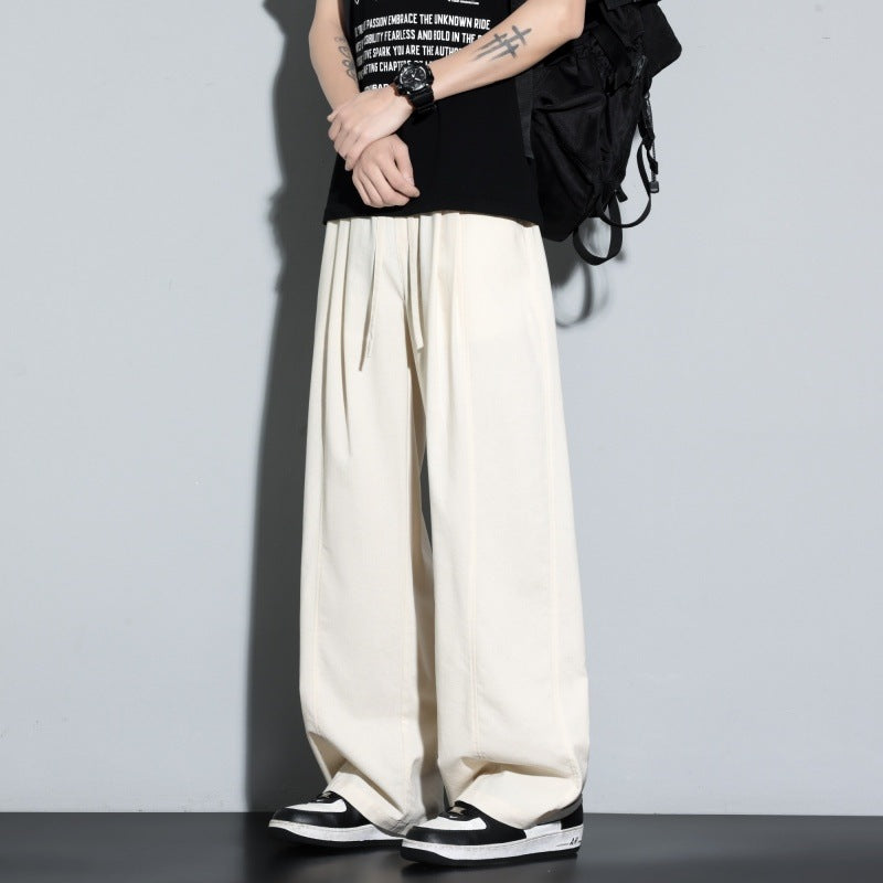 Damen Weite Lagen-Loungehose mit Cargo-Details & elastischem Tunnelzug Drune