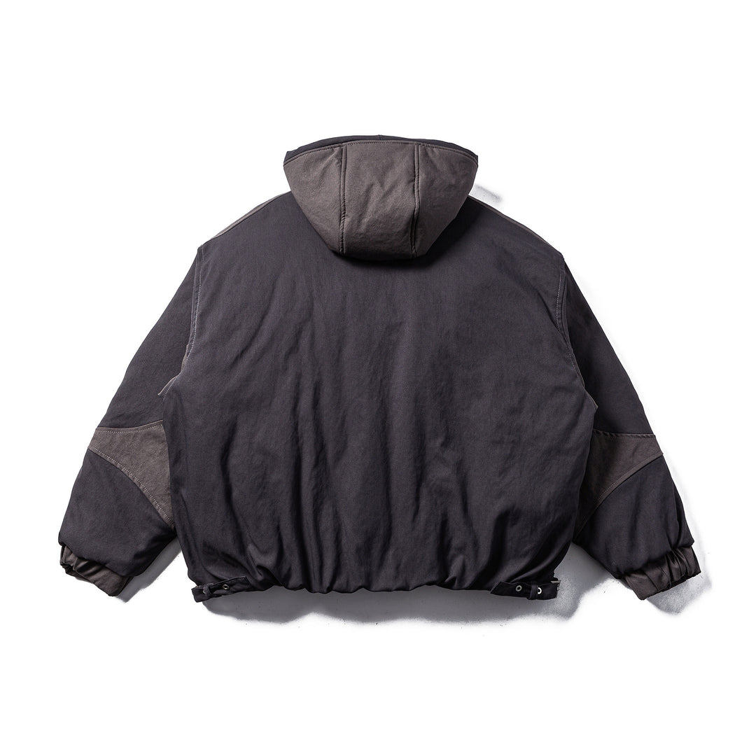 Herren Gepolsterte Stepp-Hoodie-Jacke mit Utility-Taschen Drune