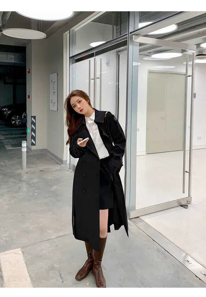 Drune | Trenchcoat mit Doppelten Knopfreihen Kornelia