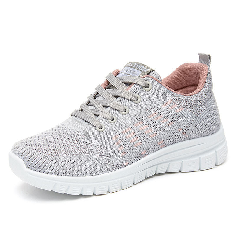 Damen Hochleistungs Atmungsaktive Lauf Sneakers mit Gepolstertem Support Drune