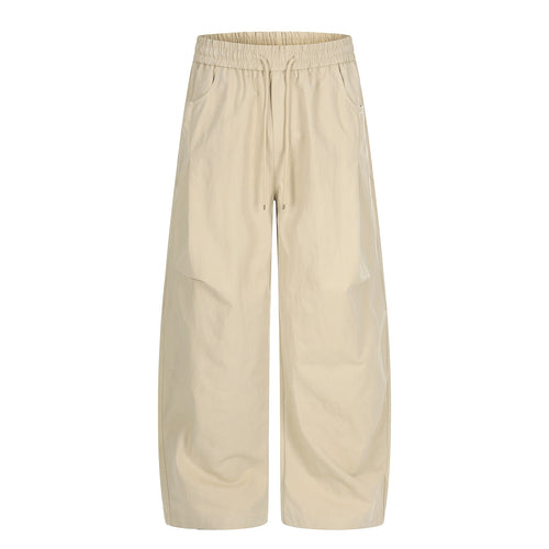 Damen Weite Culotte‑Hose mit elastischem Tunnelzugbund und großen Eingrifftaschen Drune