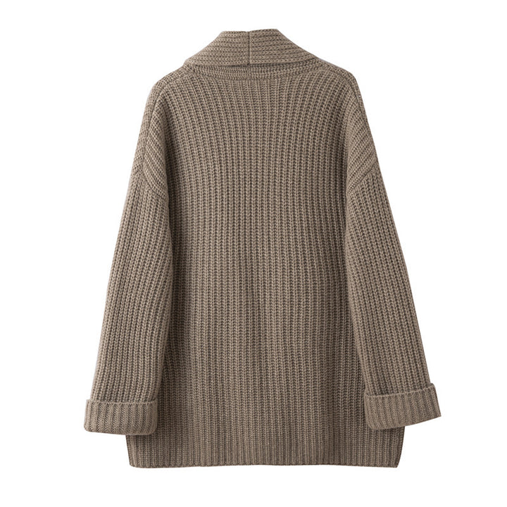Damenmodischer Strickcardigan Drune
