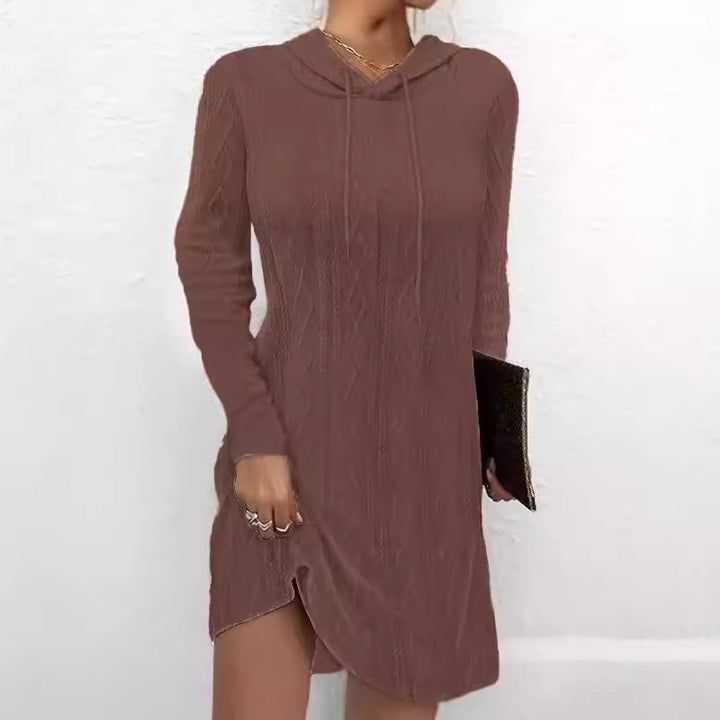 Damen Hoodie-Kleid Drune
