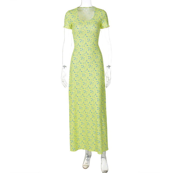 Damen Maxikleid mit floralem Muster Drune