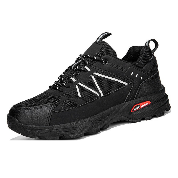 Herren robuste Outdoor-Trailrunner mit verstärkter Zehenkappe und stoßdämpfender Profilsohle Drune