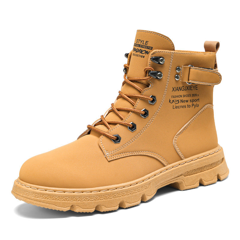 Herren Robuste Hochgefütterte Arbeitsstiefel Drune