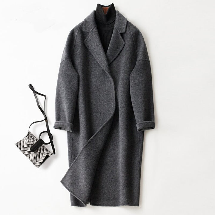 Damen Modischer Oversized-Mantel Drune