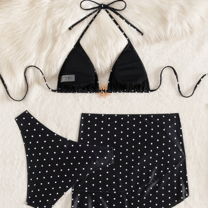 Damen Bikini mit elegantem Punktemuster Drune