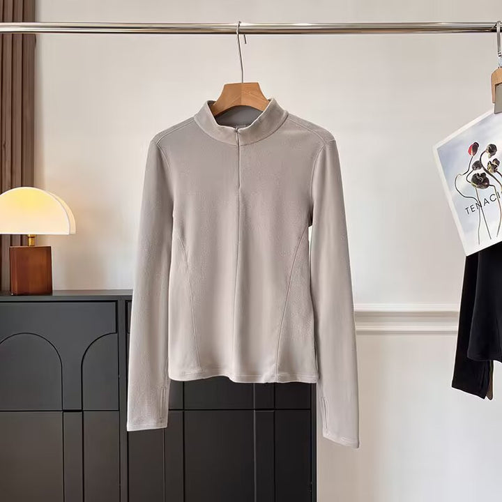 Damen Sportliches Langarmshirt mit innovativer Schnittführung Drune