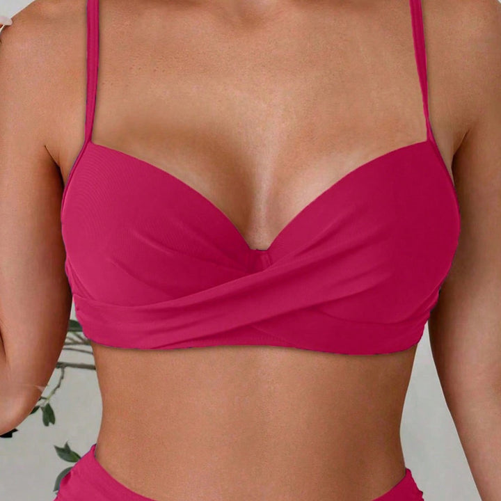 Damen Bikini-Set mit gepolstertem Oberteil und dekorativem Stern-Detail Drune