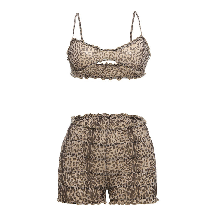 Damen modisches Tiermuster-Bikini-Set Drune