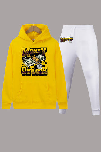 Damen Hoodie- und Jogginghose Set mit auffälligem Grafikmotiv Drune