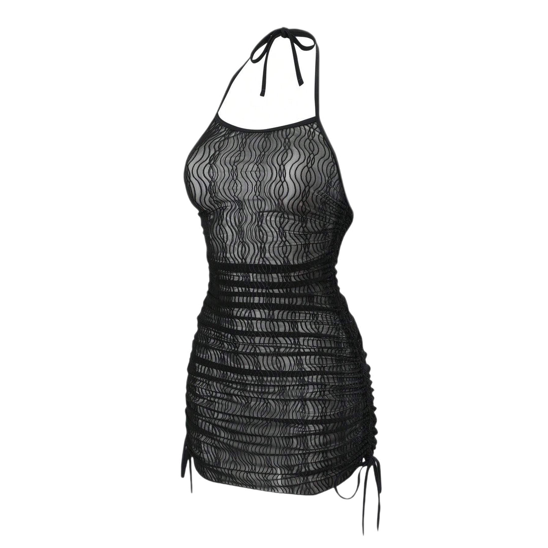 Damen Strandkleid mit eleganter Wellenstruktur Drune