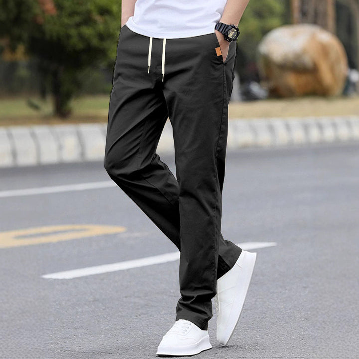 Herren Freizeit-Hose mit atmungsaktivem Material und elastischem Bund Drune