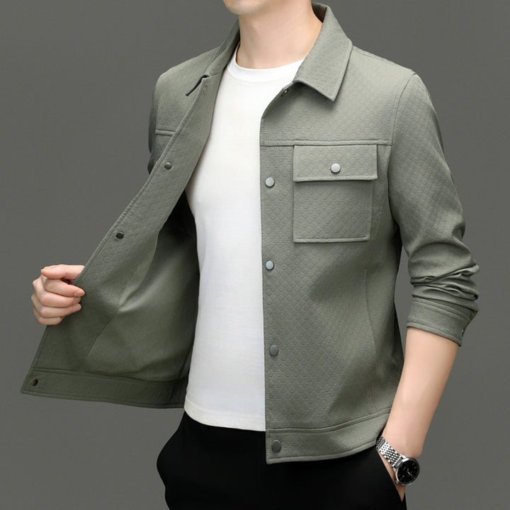 Herren Freizeitjacke mit strukturiertem Design und praktischen Taschen Drune
