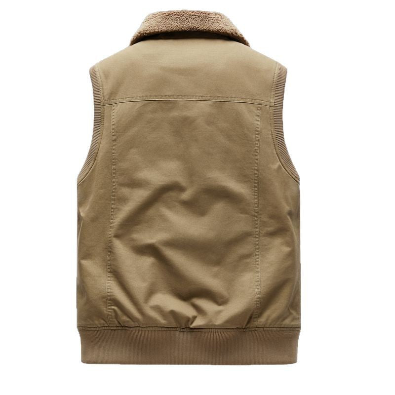 Herren Fleece gefütterte Outdoor-Weste Drune