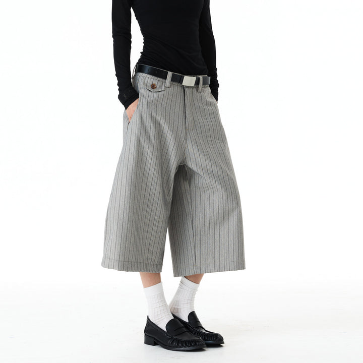 Damen Weitgeschnittene Streifenhose Drune