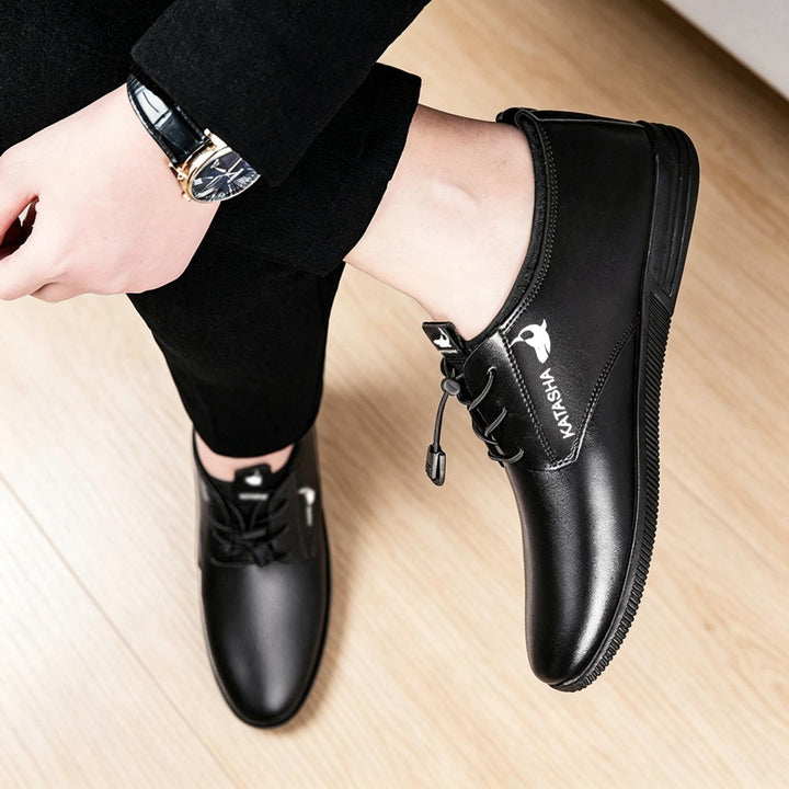 Herren Elegante und stilvolle Leder-Sneaker Drune