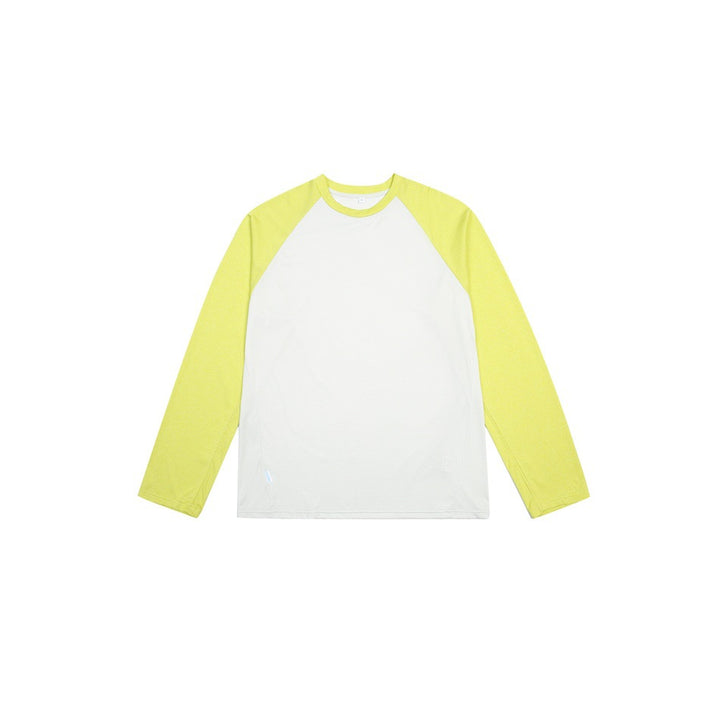 Unisex Raglan-Langarmshirt aus leichter Baumwollmischung mit Waffelstruktur Drune