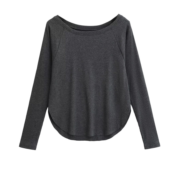 Damen lässiges Langarmshirt Drune