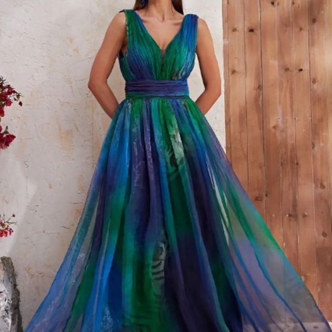 Damen Abendkleid Drune