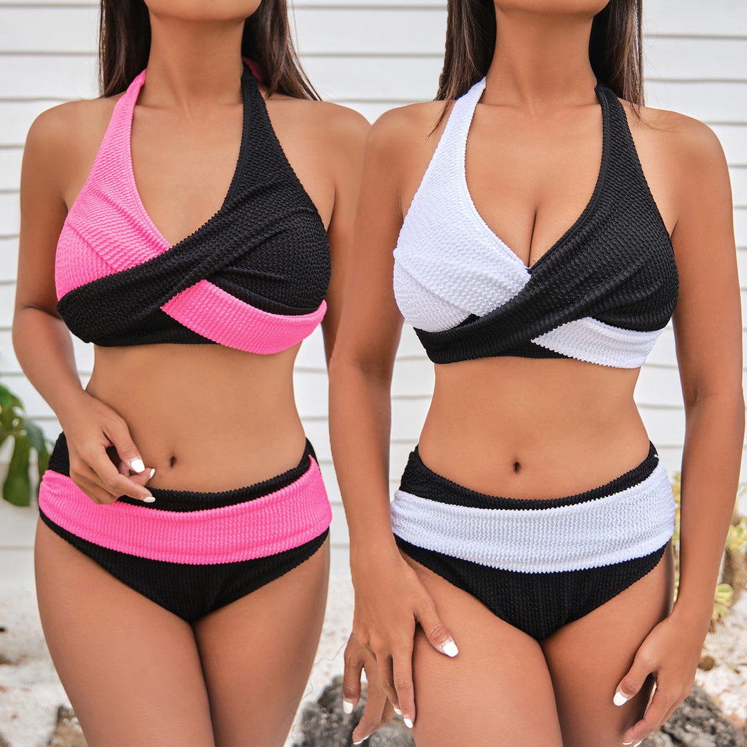 Damen Hochwertiges Wickel-Bikini-Set mit modischem Design Drune