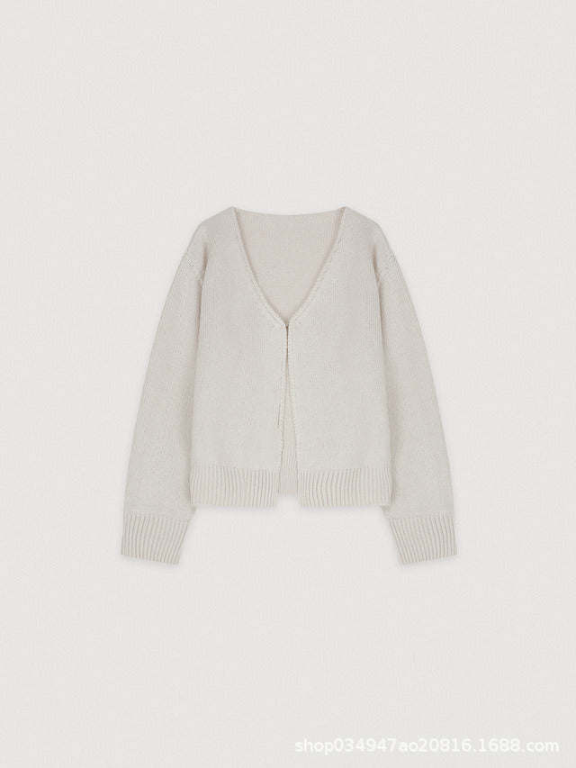 Damen bequemer und eleganter Strickcardigan Drune