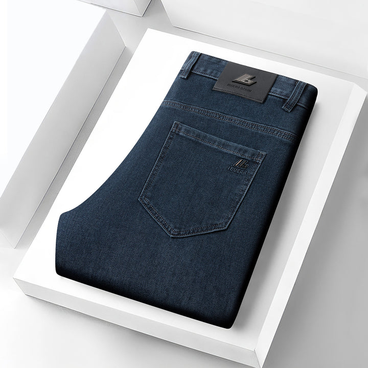 Damen Slim Hochbund-Jeans mit Stretch und verkürzter Knöchellänge Drune