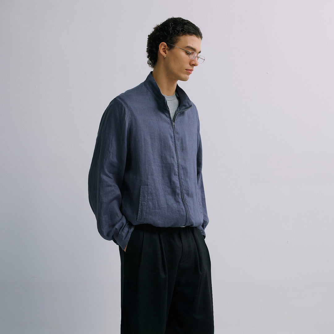 Herren Ultraleichter Windbreaker mit atmungsaktivem Mesh-Futter und verdecktem Reißverschluss Drune