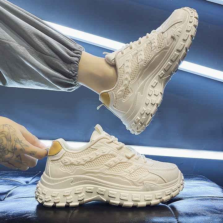 Damen Sportliche Mesh-Sneakers mit dämpfender Sohle und atmungsaktiver Konstruktion Drune