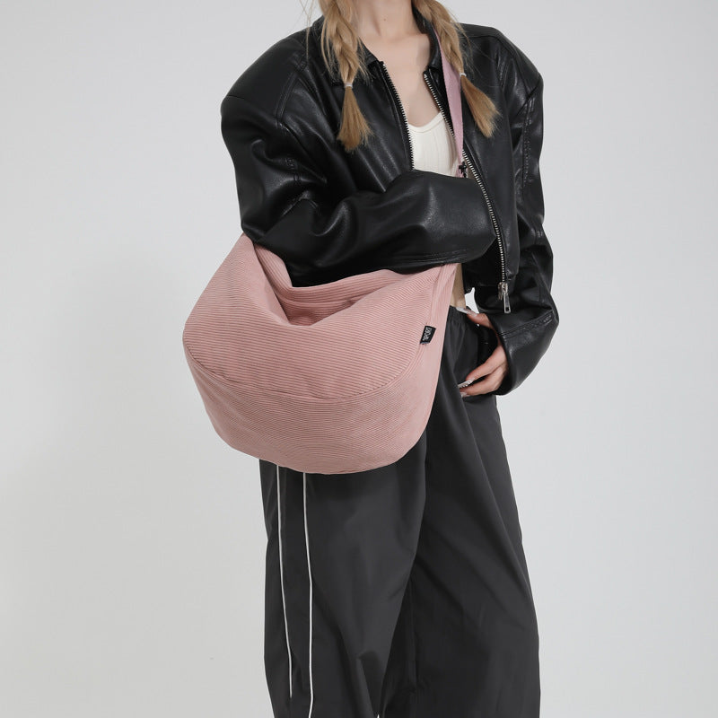 Damen Umhängetasche mit modernem Kordel-Design und ergonomischem Tragekomfort Drune