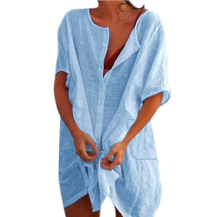 Damen lässiges Strandkleid Drune