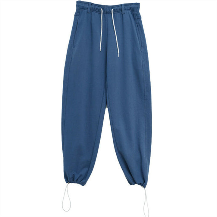 Damen lässige Jogginghose mit Gummizug und verstellbarem Bund Drune