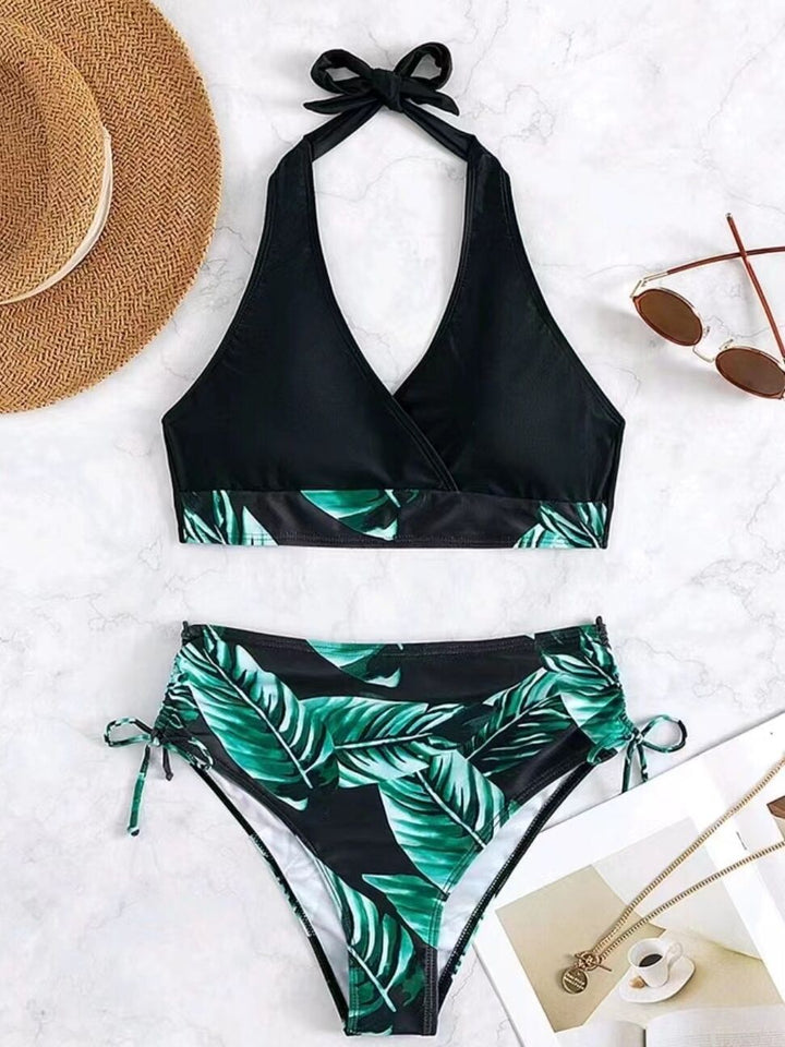 Damen Bikiniset mit raffiniertem Wickeloberteil und verstellbaren Seiten Drune