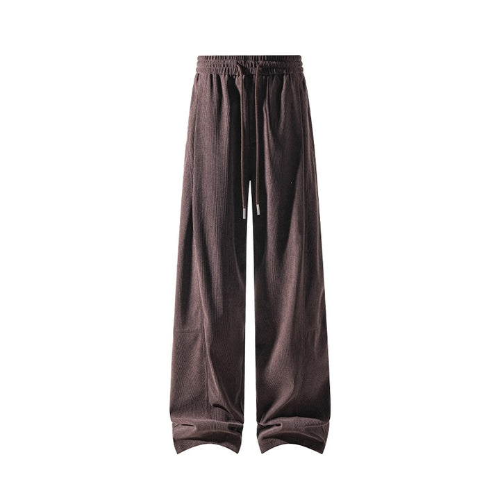 Herren Weite Baumwollmix-Jogginghose im Oversize-Schnitt mit Tunnelzug und Seitentaschen Drune