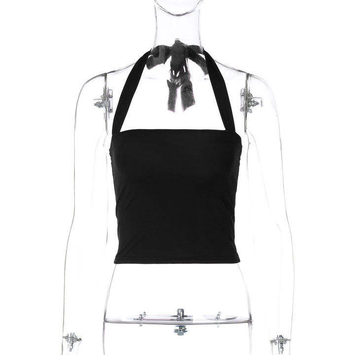 Damen Crop-Top mit Halteroberteil und eleganter Passform Drune