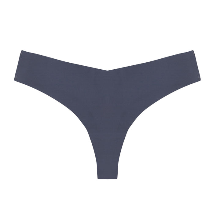 Damen Hochgeschnittener Tanga aus elastischer Mikrofaser mit nahtloser Verarbeitung Drune