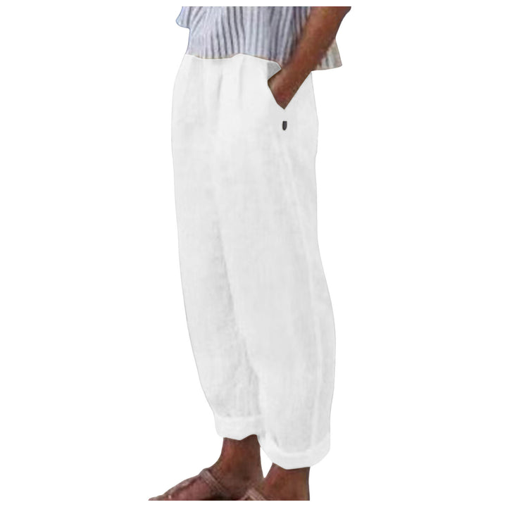 Damen Relaxed Fit Leinenhose Drune