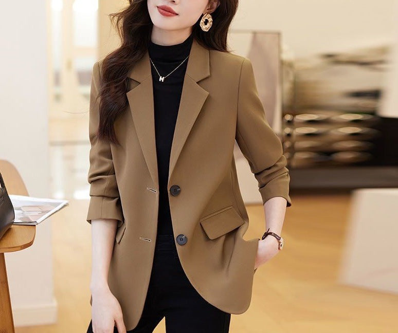 Damen modischer Blazer mit klassischem Schnitt und eleganten Details Drune